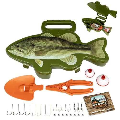 Flambeau Outdoors Wild Bite Fishing Tackle Box Kit - size: One Size, style: Bass