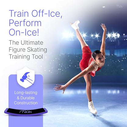 Turn Board for Dancers and Skaters, Ballet and Figure Skating Spinner - color: Blue