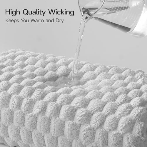 REDKISS 4 Pack Gray Bath Towels for Bathroom, Ultra Soft, 27"x55" - color: Gray, size: 27"x55" Bath Towels