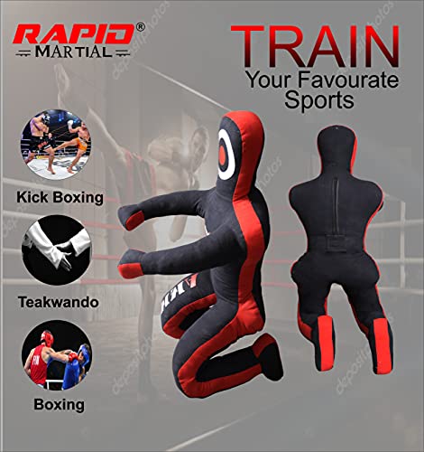 MMA Grappling Dummy BJJ Jiu Jitsu Wrestling Judo Youth Throwing Boxing Training Dummies- (Sitting 6 FT/ 72 in) - UNFILLED…