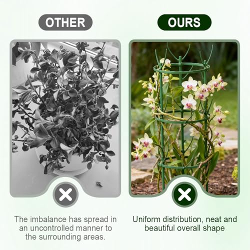 Stackable Monstera Plant Support, 2025 Upgraded Plant Support Stakes for Indoor Outdoor Plants, Climbing Plant Support Structures Plant Holder Stick Moss Pole for Tall Potted Plants (2sets)