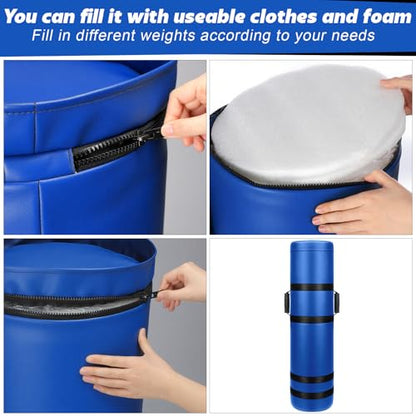 Arrowbash 4ft Football Tackling Dummy Training with Handle Unfilled - color: Blue