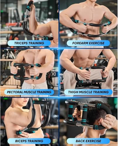 Twister Arm Trainer, Adjustable 40-100lbs Chest Workout Equipment, Chest Trainer for Men, Shoulder Muscle Training Fitness Equipment, Detachable Design Fitness Anywhere