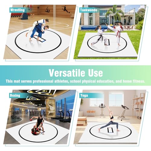 Generic 10x10ft Portable MMA/BJJ/Judo/Gymnastics Training Mat Wushu Judo Mat for Grappling Martial Art Boxing