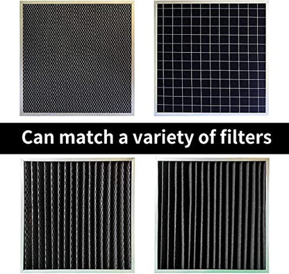 Cut-to-Fit Activated Carbon Filter Sheet Charcoal Air Vent Filters Pad Black Range Hood AC Replacement Fabric Filter 1 Pack 16" x 48" x 0.125" - size: 16" x 48" x 0.1"