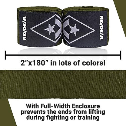 Revgear Elastic Handwraps - color: Army