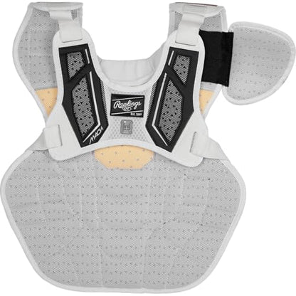 Rawlings | MACH Catcher's Chest Protector | Baseball - color: Black/White, style: Adult - 17"