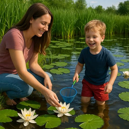 Aquatic Plant Soil for Water Lily & Lotus – Clay-Based, Nutrient-Rich Pond Plant Growing Medium, Ideal for Small Ponds & Water Gardens, Safe for Fish & Aquatic Life 4LB