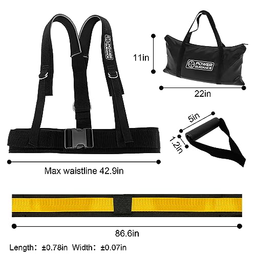 POWER GUIDANCE Speed Training Equipment/Overload Running Resistance & Release, Agility and Speed Equipment for Sprint Running and Football, Basketball, Soccer，Softball