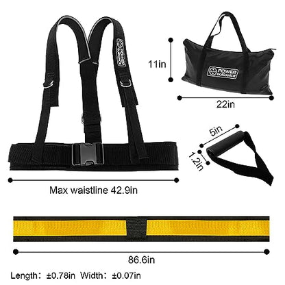 POWER GUIDANCE Speed Training Equipment/Overload Running Resistance & Release, Agility and Speed Equipment for Sprint Running and Football, Basketball, Soccer，Softball