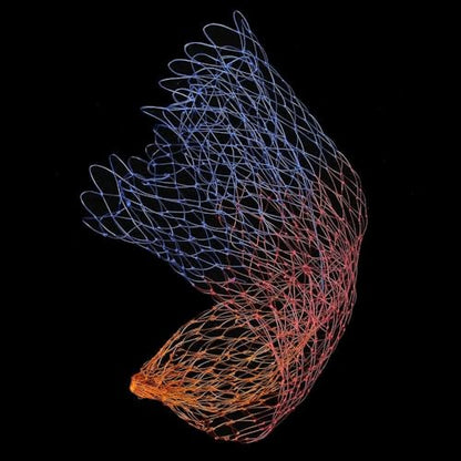 Nylon Fishing Nets Collapsible Rhombus Mesh Hole Depth Folding Dip Net