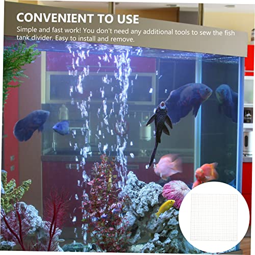 LIOOBO 6pcs Aquarium Divider Suction Cups Fish Tank Board Water Permeable Divider for Safe Fish Separation and Enhanced Survival Rate