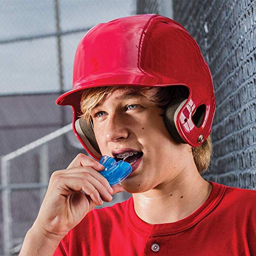 Under Armour Mouth Guard for Braces, Sports Mouthguard for Football, Lacrosse, Hockey, Basketball, Strapless, Youth & Adult - size: Youth