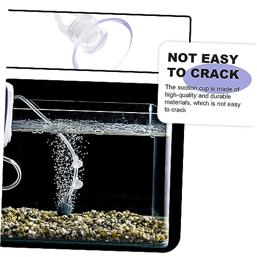 Happyyami 20pcs Aquarium Fish Tank Hose Oxygen Pump Pipe Brace Oxygen Supply Easy Installation Water Clip for Fish Tank Accessories