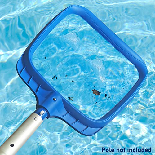 Heavy Duty Swimming Pool Leaf Skimmer Net with Strong Reinforced Handle for Cleaning Swimming Pools, Hot Tubs, Spas and Fountains - size: Pool Skimmer