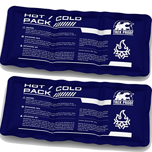 Flexible Ice Pack for Pain Relief - Reusable Gel Pack for Knee, Shoulder, Ankle, Back, and More - Bendable for Customized Comfort - size: Ultra Flexible Gel Packs (2)