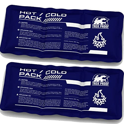 Flexible Ice Pack for Pain Relief - Reusable Gel Pack for Knee, Shoulder, Ankle, Back, and More - Bendable for Customized Comfort - size: Ultra Flexible Gel Packs (2)