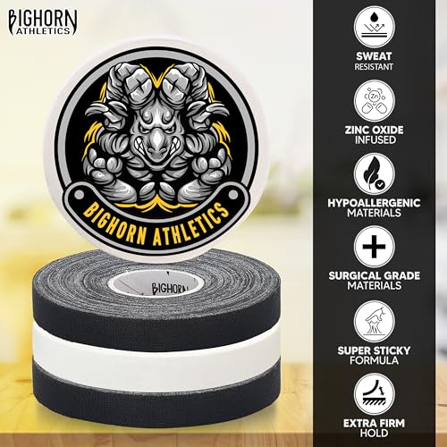 Jiu Jitsu Finger Tape, 0.5" x 45ft, 4 Rolls, Black/White - color: Black/White, size: 0.5-Inch