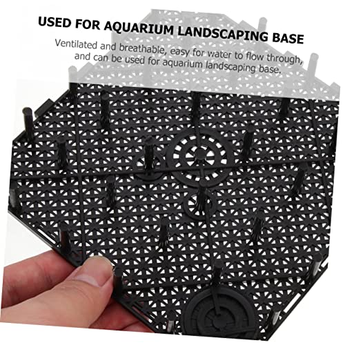 Happyyami 5pcs Fish Tank Divider Trays Isolation Boards for Aquarium Breeding Grid Structure High Water Permeability for Fish Separation and Prevention
