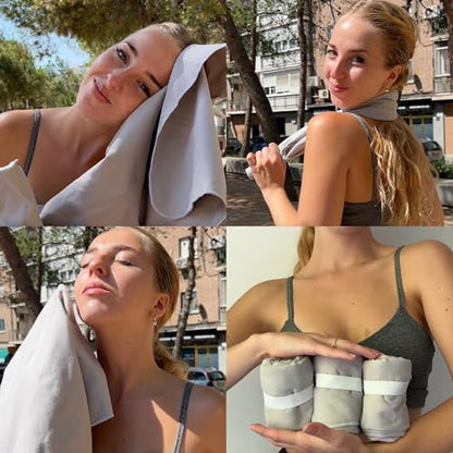 Gym Towels Man and Woman Microfibre Workout Sweat Towels for Gym Pack 3 - Exercise Towel Fast Body Sweat - Train Smarter