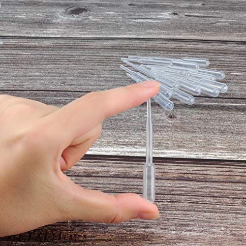 0.2ml Plastic Mini Transfer Pipettes for Liquid Mixture, 350PCS Disposable Dropper - size: 0.2 ml
