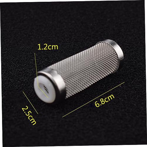 VANZACK 3pcs Stainless Steel Inlet Cover White Prevents Debris Protects Young Fish for Freshwater and Tanks