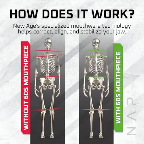 New Age Performance 6DS Low Profile Mouthpiece for High-Intensity Training - color: White