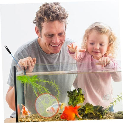 Toyvian Portable Fishing Net Dense Mesh Fish Tank Net for Easy Catching Fish and Shrimp Compact and Lightweight