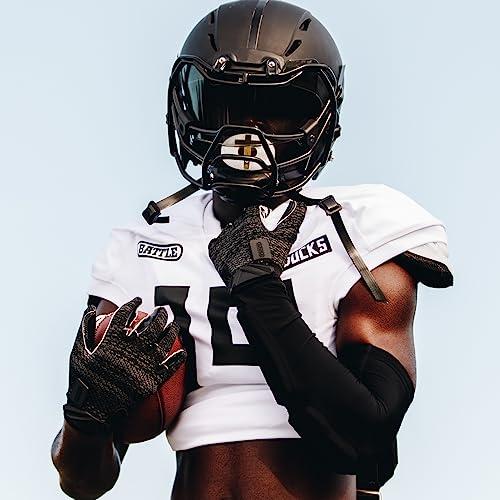 Battle Sports Cross Oxygen Football Mouthguard - Superior Airflow & Better Performance, Maximum Protection & Breathability Football Mouthpiece, Works with Braces | Maximum protection, Secure and comfortable fit, Breathable built-in airflow channels, No bo
