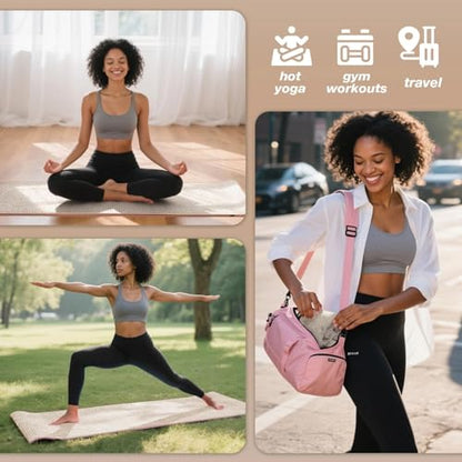 Hot Yoga Mat Towel, Non-Slip Microfiber 24x72in 2 Pack - color: Dark Beige, size: 24 inch X 72 inch