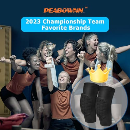Volleyball Elbow Pads Kids 2XS-XL -Breathable Elbow Protector Teenagers Men Women Dancing Skating Football arm pads - size: Large