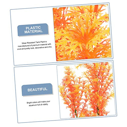 BESPORTBLE 3pcs Decorative Aquarium Grass Creative Artificial Plant for Fish Tanks Lifelike Underwater Landscape Decor Lightweight Easy to Arrange for Enhancing Aquatic Environments