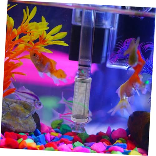 COLLBATH Aquarium Intake Strainer Stainless Steel Mesh Protector Inlet Tube Guard for Fish and Shrimp Safety Water Filtration and Oxygenation for Fish Tanks