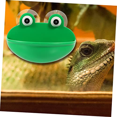 BESPORTBLE 2pcs Reptile Habitat Rest Platform Suction Cup Lightweight Gecko Feeding Stand for Frogs Toads and Lizards for Terrarium Decoration and Cozy Environment
