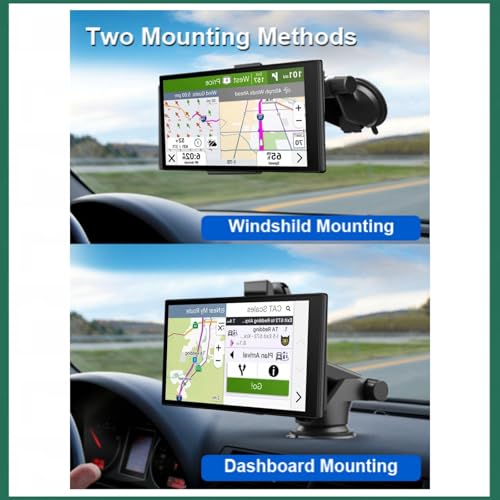 Replacement Suction Cup Mount for Garmin GPS Mount, Universal 17mm Ball Joint Flexible Mounting Disk for Car Phone Holder Windshield Dashboard Carplay Screen Monitor Bracket