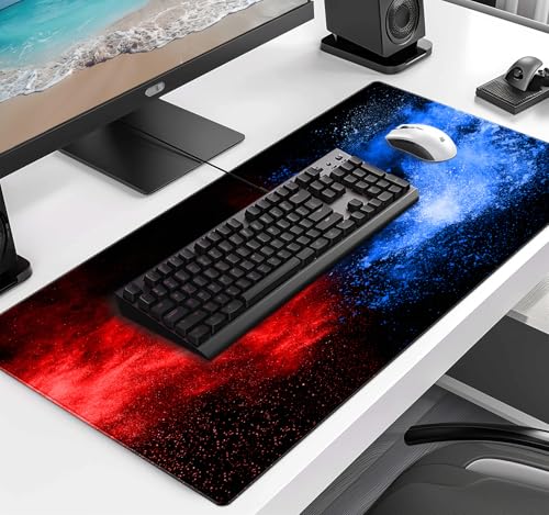 Colorful Starry Sky Mouse Pad, Office, Keyboard, Laptop, and Home Desk Pad | The Surface Of The Mouse Pad Is Designed With Fiber Woven Material, And The Base Is Made Of Natural Anti Slip Rubber. - color: Colorful Starry Sky
