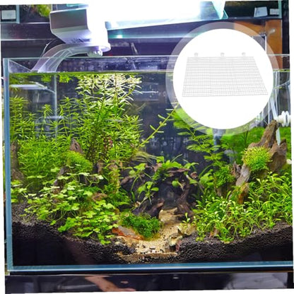 Totority Fish Tank Divider Board with White Plastic Panels and Suction Cups Aquarium Isolation Screens for Separating Fish Suitable for Betta and Aquatic Tank Separation