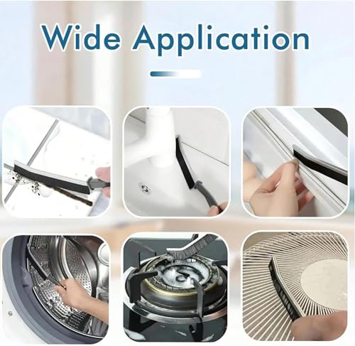 11PCS Crevice Cleaning Brush Set - Hard Bristle Crevice Cleaning Brush Tool, Multifunctional Gap Scrub Brush for Home, Bathroom, Kitchen, Window Track, Bathtub, Vehicle, Faucets, Bowl, Teapot, Cup Use