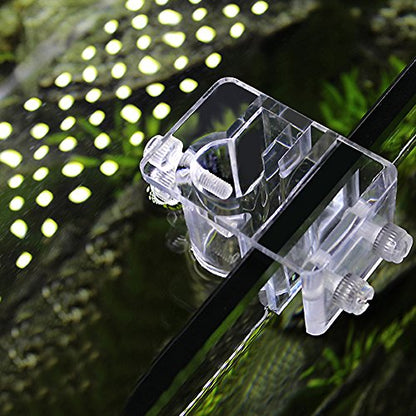 Fdit Acrylic Fish Tank Water Filter Mount Hose Tube Fixing Clip Aquarium Water Pipe Holder Tube Hanger