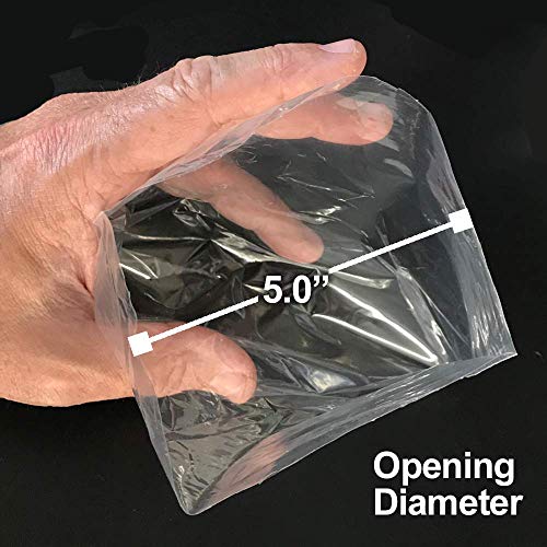 RESILIA Plastic, Leak-Proof Shipping Bags for Live Fish - 8" x 15" 2 Mil, 0.002 Inch, Double Bottom Seal, for Freshwater & Saltwater Fish, Case of 1000