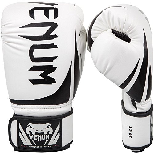 Venum Challenger Boxing Gloves - color: White/Black, size: 16-Ounce, style: Challenger 2.0