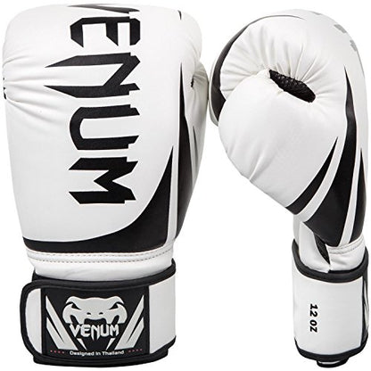 Venum Challenger Boxing Gloves - color: White/Black, size: 16-Ounce, style: Challenger 2.0