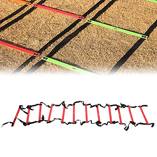 Zetiling Pro 6M Speed Ladder with 12 Non Slip Rungs Training Equipment for Soccer Football HIIT Workout Youth Athletes