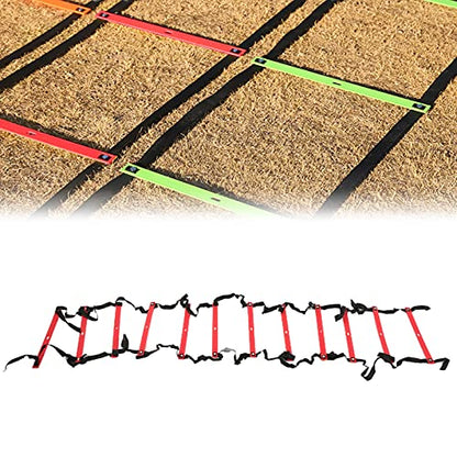 Zetiling Pro 6M Speed Ladder with 12 Non Slip Rungs Training Equipment for Soccer Football HIIT Workout Youth Athletes