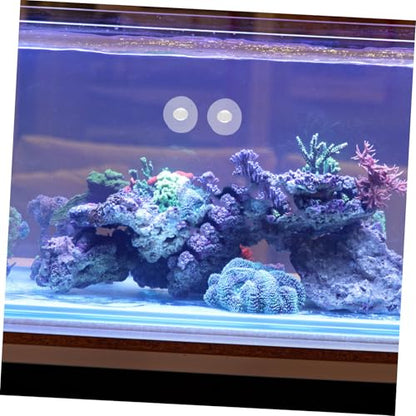 Yardwe 9pcs Aquarium Tubing Holders with Suction Cups Durable PVC Clamps for Secure Inlet Outlet Pipes for Fish Tanks and Decorative Flexibility - size: 3.30X3.30X2.2CM