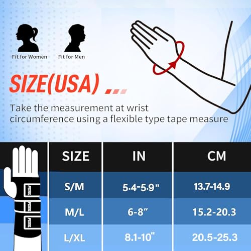FEATOL Carpal Tunnel Wrist Brace Night Support, Adjustable Right Hand Brace - size: Small/Medium (Pack of 1), style: Right Hand -Black