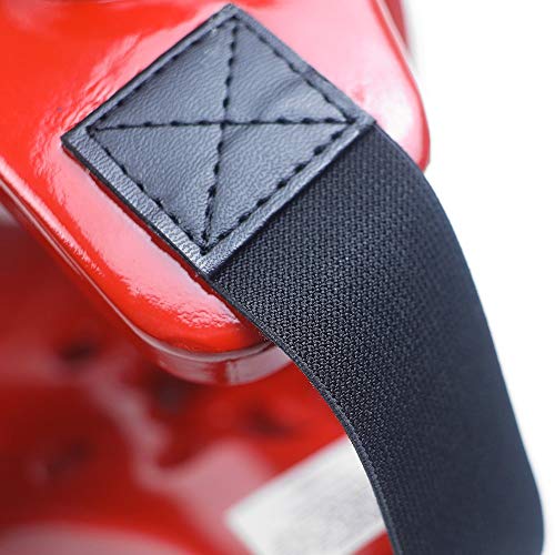 Adidas WT Taekwondo Martial Arts Dipped Foam Head Guard Protector - color: Red, size: Small