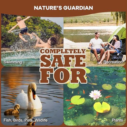 Dr.Raifya’s Muck Reducer 6 LB – Natural Pond Sludge & Odor Treatment, All-in-One Enhanced Cleaning Power in Ponds & Lakes, Beneficial Bacteria Safe for Fish, Pets & Wildlife, Treats Up to 48,000 Sq Ft