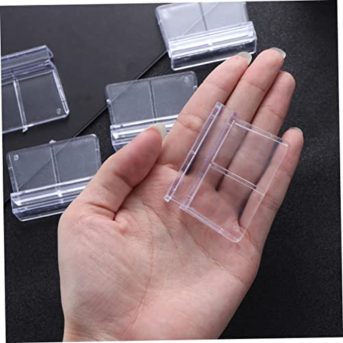 10Pcs Transparent Plastic Fish Tank Cover Support Bracket for Aquariums Practical and Frame for Home Aquarium Setup