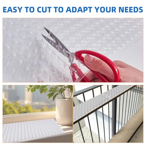 Mardili 12 Pack Scat Mat for Cats with Spikes, Cat Repellent Mat Deterrent Indoor, Training Pads Keep Dogs and Cats Off Couch, Bed, 16 x 13 Inch Garden Scat Mats Outdoor